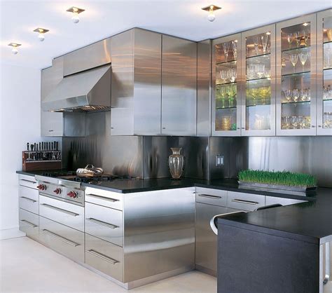 custom stainless steel kitchen cabinets|residential stainless steel base cabinets.